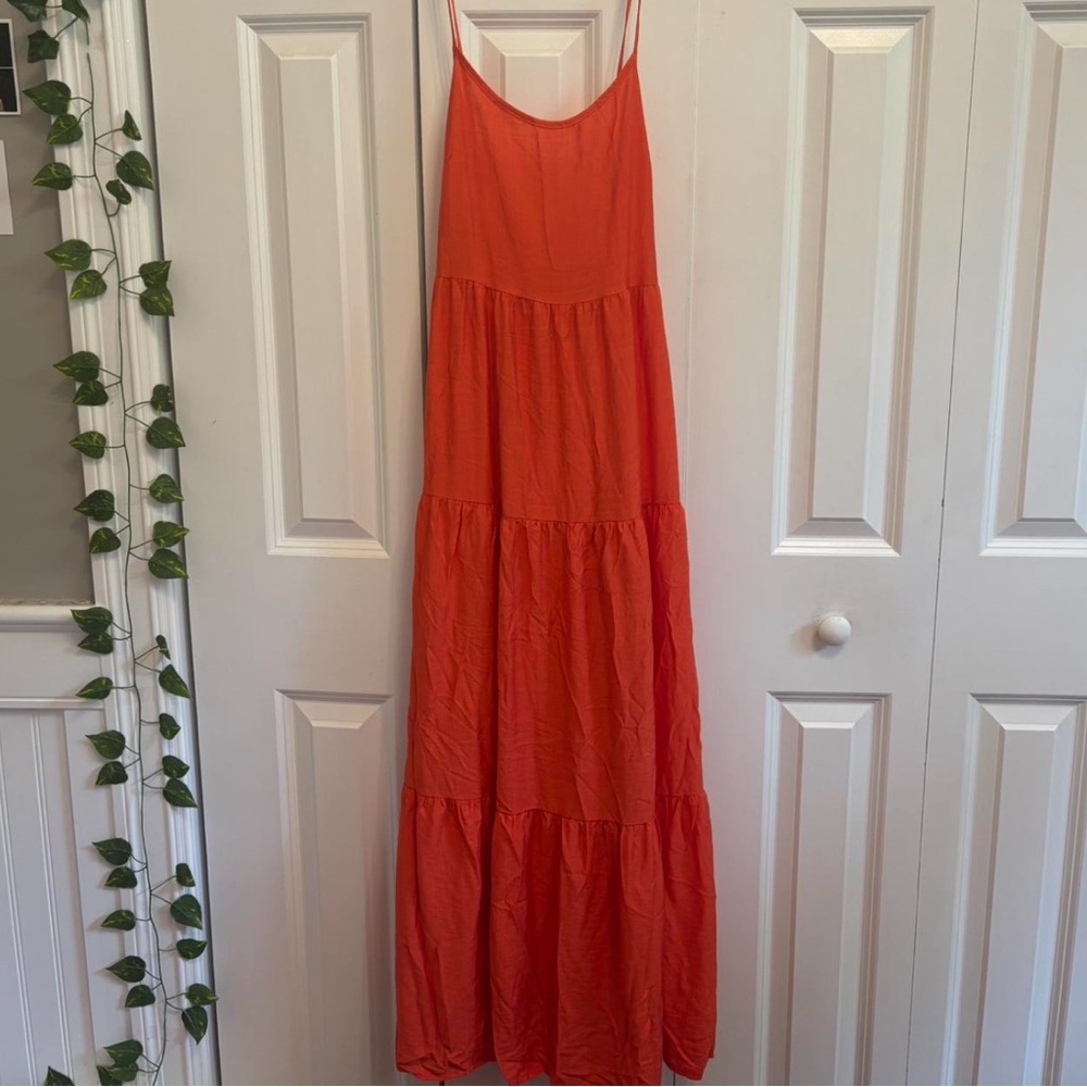 SHEIN Vibrant Orange Dress